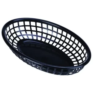 GenWare Fast Food Basket Black 23.5 x 15.4cm/9.3 x 6.1"