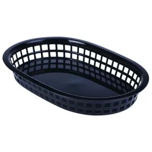GenWare Fast Food Basket Black 27.5 x 17.5cm/10.8 x 6.9"