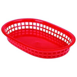 GenWare Fast Food Basket Red 27.5 x 17.5cm/10.8 x 6.9"