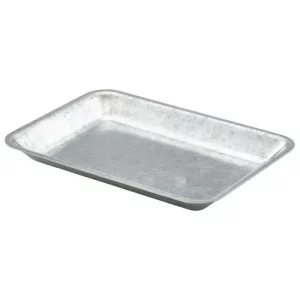 GenWare Galvanised Steel Tray 20 x 14 x 2cm/7.9 x 5.5 x 0.8"
