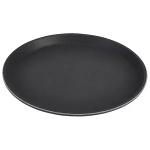 GenWare Gengrip Round Non-Slip Tray Black 35.56cm/14"