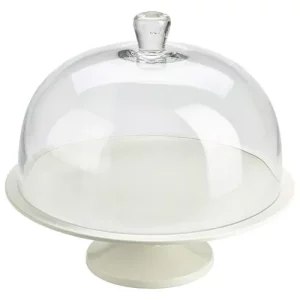 GenWare Glass Cake Stand Cover 29.8 x 19cm/11.7 x 7.5"