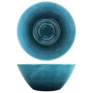 GenWare Glazed Melamine Casablanca Bowl Light Blue 24.5 x 10cm/9.6 x 3.9"
