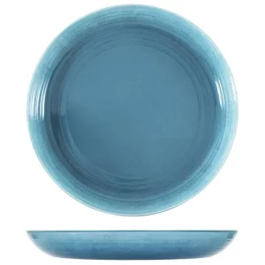 GenWare Glazed Melamine Casablanca Bowl Light Blue 38 x 4.5cm/15 x 1.8"