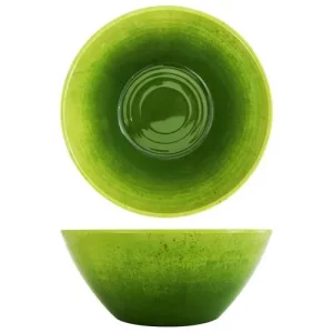 GenWare Glazed Melamine Casablanca Bowl Light Green 24.5 x 10cm/9.6 x 3.9"
