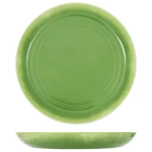 GenWare Glazed Melamine Casablanca Bowl Light Green 38 x 4.5cm/15 x 1.8"