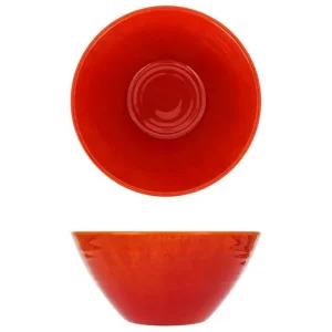GenWare Glazed Melamine Casablanca Bowl Orange 20.5 x 9.5cm/8.1 x 3.7"