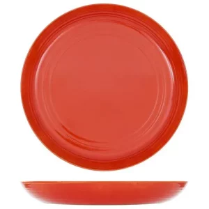 GenWare Glazed Melamine Casablanca Bowl Orange 38 x 4.5cm/15 x 1.8"