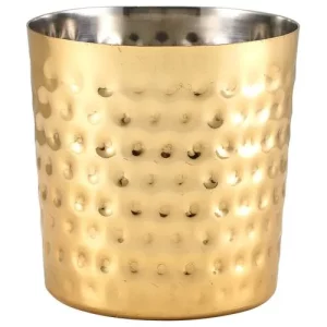 GenWare Gold Plated Hammered Serving Cup 8.5 x 8.5cm/3.3 x 3.3"