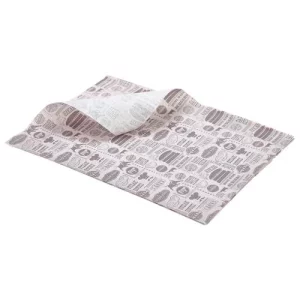 GenWare Greaseproof Paper Steak House Design 25 x 35cm/9.8 x 13.8"