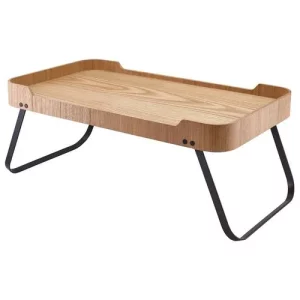 GenWare Light Wood Veneer Room Service Tray 59 x 30 x 23cm/23.2 x 11.8 x 9.1"