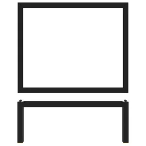 GenWare Luxor Metal Riser Black GN 1/2 32.5 x 26.5 x 12cm/12.8 x 10.4 x 4.7"