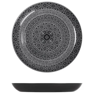 GenWare Marrakesh Melamine Bowl Black 38 x 4.5cm/15 x 1.8"