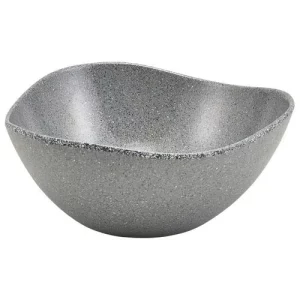 GenWare Melamine Granite Triangular Buffet Bowl Grey 25cm/9.8"