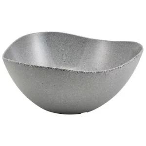 GenWare Melamine Granite Triangular Buffet Bowl Grey 35cm/13.8"