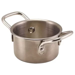 GenWare Mini Stainless Steel Casserole Dish 8.6 x 4.7cm/3.4 x 1.9"