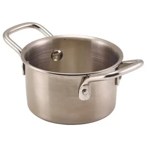 GenWare Mini Stainless Steel Casserole Dish 9.2 x 5.2cm/3.6 x 2"