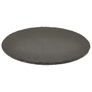 GenWare Natural Edge Slate Platter Round 30cm/11.8"