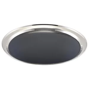 GenWare Non Slip Stainless Steel Round Tray 30.48cm/12"