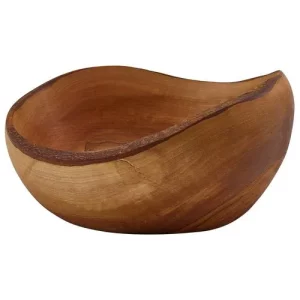 GenWare Olive Wood Rustic Bowl 13cm/5.1"