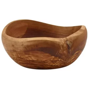 GenWare Olive Wood Rustic Bowl 15cm/5.9"