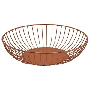 GenWare Round Wire Basket Copper 27 x 7cm/10.6 x 2.8"
