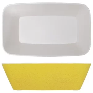 GenWare Seville Melamine Deep Dish Lemon Yellow GN 1/4 26.5 x 16.2 x 8cm/10.4 x 6.4 x 3.1"