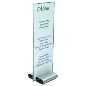 GenWare Stainless Steel Menu Stand