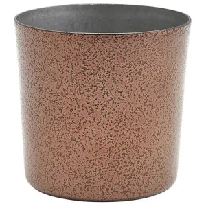 GenWare Stainless Steel Serving Cup Hammered Copper 8.5 x 8.5cm/3.3 x 3.3"