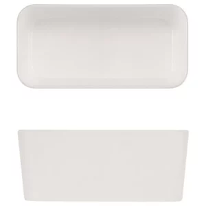 GenWare Tokyo Melamine Middle Bento Box Insert White 16.9 x 8.3 x 7cm/6.7 x 3.3 x 2.8"