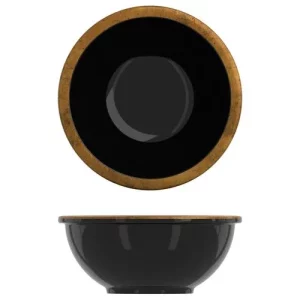 GenWare Utah Melamine Bowl Copper/Black 16 x 7cm/6.3 x 2.8"