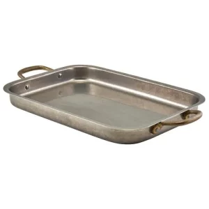 GenWare Vintage Steel Deep Tray 33 x 23.5cm/13 x 9.3"
