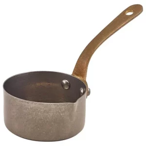 GenWare Vintage Steel Mini Sauce Pan With Lip 7 x 3.75cm/2.8 x 1.5"