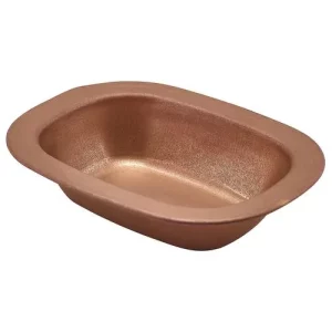 GenWare Vintage Steel Pie Dish Copper 16cm/6.3"