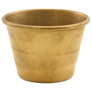 GenWare Vintage Steel Ramekin Gold 71ml/2.5oz