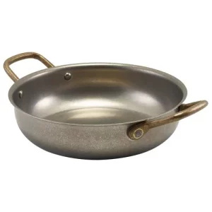 GenWare Vintage Steel Round Dish 19.5 x 5cm/7.7 x 2"