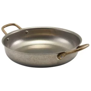 GenWare Vintage Steel Round Dish 22 x 5cm/8.7 x 2"