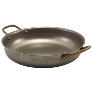 GenWare Vintage Steel Round Dish 24.5 x 5cm/9.6 x 2"