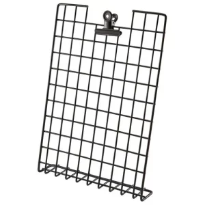 GenWare Wire A4 Menu Holder Black