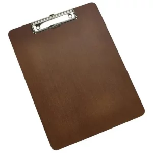 GenWare Wooden Menu Clipboard A4 24 x 32 x 0.6cm/9.4 x 12.6 x 0.2"