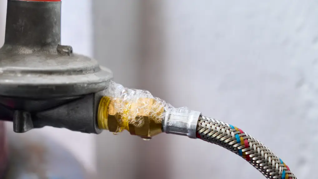 Gas leak in gas cylinder - catering equipment maintenance checklist