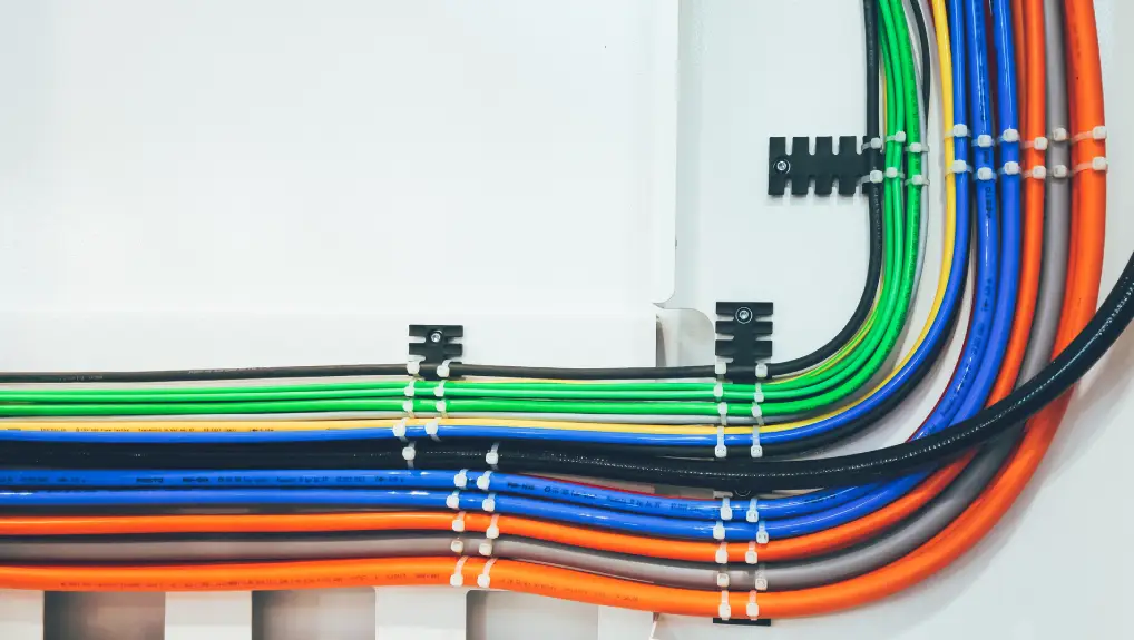 Pneumatic and electrical cables pinned to the machine- catering equipment maintenance checklist