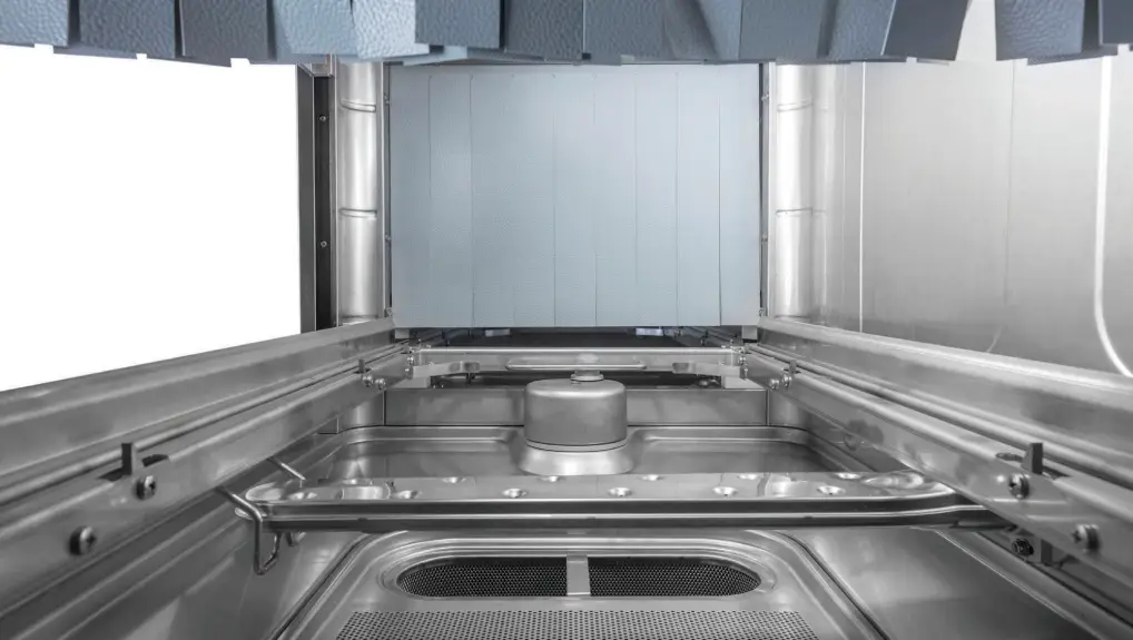 Image of inside a Prodis washer- servicing commercal equipment