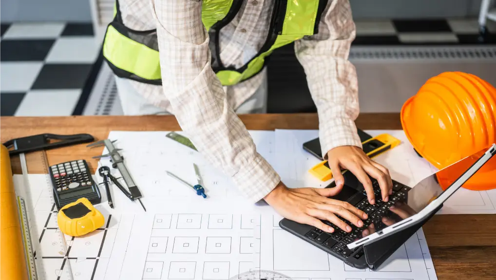 Image of lady studying needs and requirements for kitchen equipment