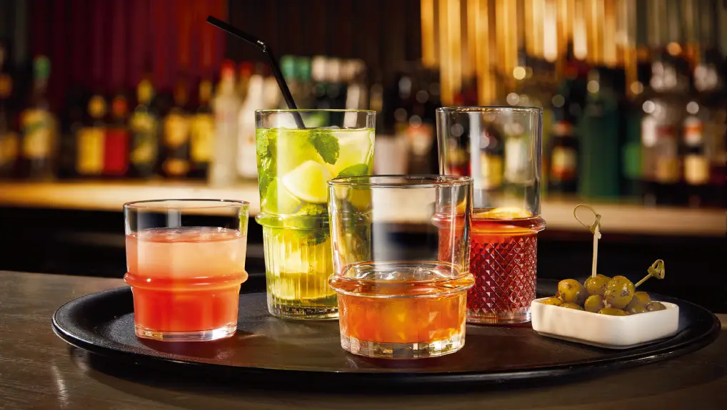 image of Arcoroc New York Collection Glassware in ambient bar