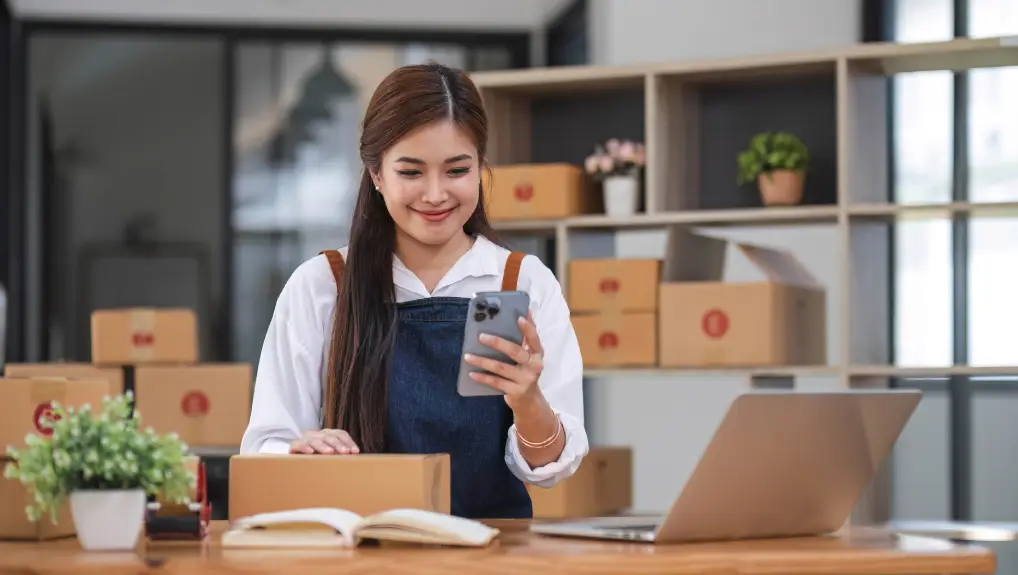 Image of a business owner exploring local business directories