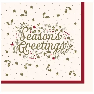 Swantex Burgundy Seasons Greetings Sft 40cm/16"