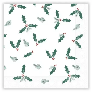 Swantex Jolly Holly Napkin 2ply 33cm/13"