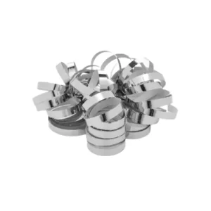 Swantex Silver Metallic Foil Streamers