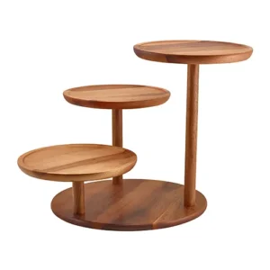 GenWare Acacia Wood 3 Tier Platform Riser